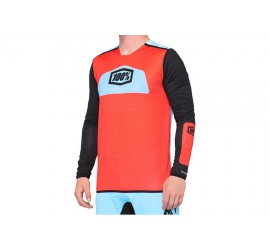 Maglia R-CORE X Fluo Red/Black