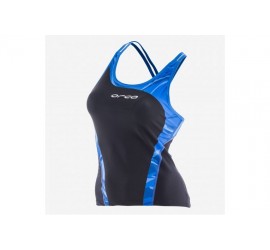 226 SINGLET BLK BLU M 12